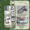 Back Cover Silicone Phone Case For Nokia G22 Dirt-resistant Ring Soft case Cute Panda Waterproof Kickstand Durable