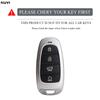 TPU Bilnøkkelholder Deksel For Hyundai Tucson Solaris Sonata Hybrid NEXO NX4 Santafe Dn8 4 knapper 2020 2021 2022 Tilbehør