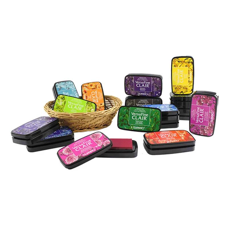 24 Color Ink Pad Tsukineko VersaFine CLAIR Quick Dry Detail Ink Pad / Making Greeting Cards / Smearing Stamps