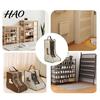 Foldable Boot Storage Boots Bag with Zipper And Handle, Portable Transparent PVC Dust Waterproof Closet Organizer Proof Organizer, Dust-proof