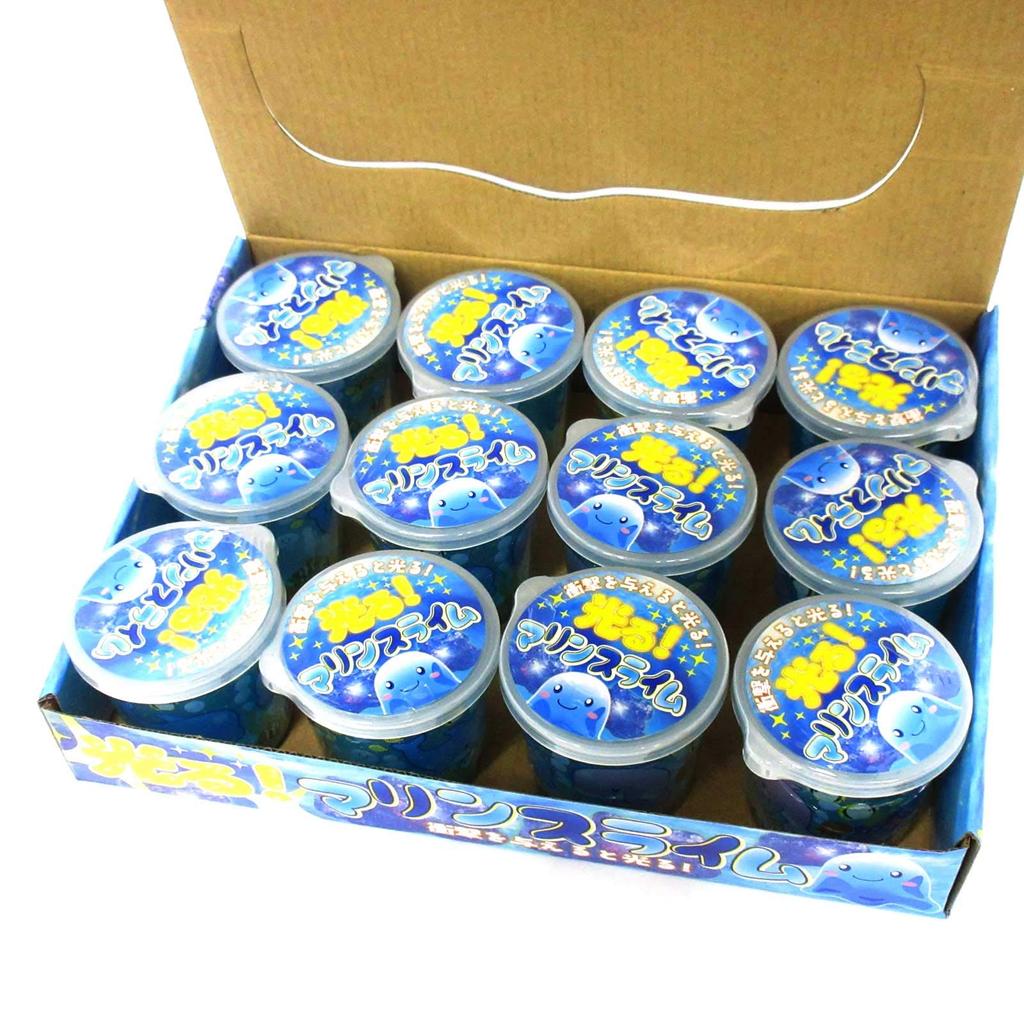 The Parts Inside Shine Glowing Ocean Slime Display Package Brightly! 12-Piece 206-575