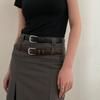 Stylish Vintage Womens Belt For Summer 2024 With Durable Two Layer Leather Design