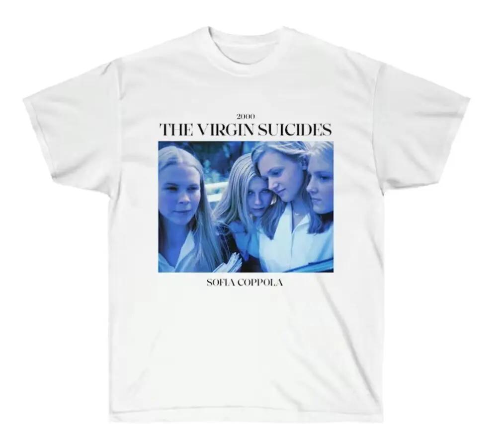 The virgin suicides book film sofia coppola director inspired T-shirt TE4517 - Men s Summer Cotton Graphic Tee S разноцветный