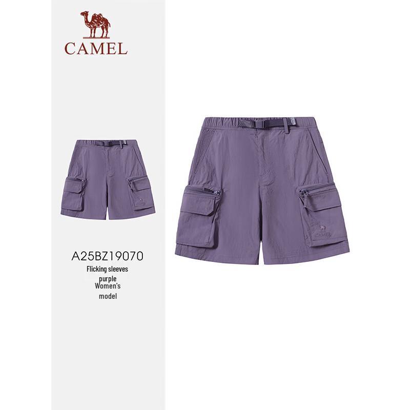 CAMEL Women's Outdoor Quick-Dry Cargo Shorts