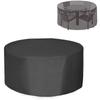 Outdoor Home Protection Cover Outdoor Garden Furniture Round Table Waterproof Dust Cover