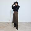 Ibiem Jecheon String Asymmetrical Long Skirt Emq2Wsk030