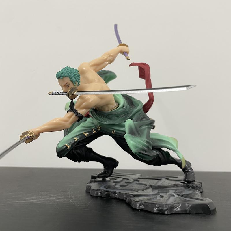 One Piece Roronoa Zoro 3 Sword Style Action Figure Santoryu Three Thousand Worlds Collectible Model Gift
