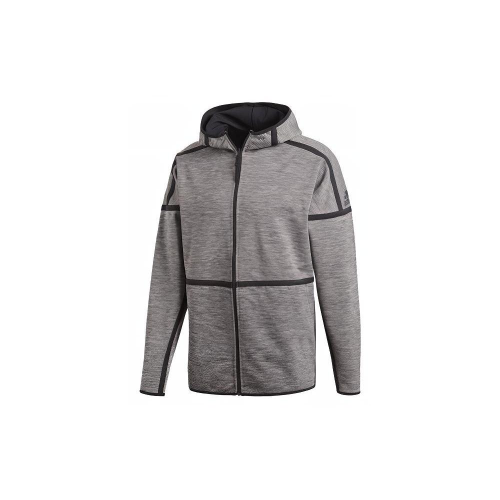 adidas Z.N.E Reversible Hoodie (Cg0248) Sweat Shirt Grey Men s XL