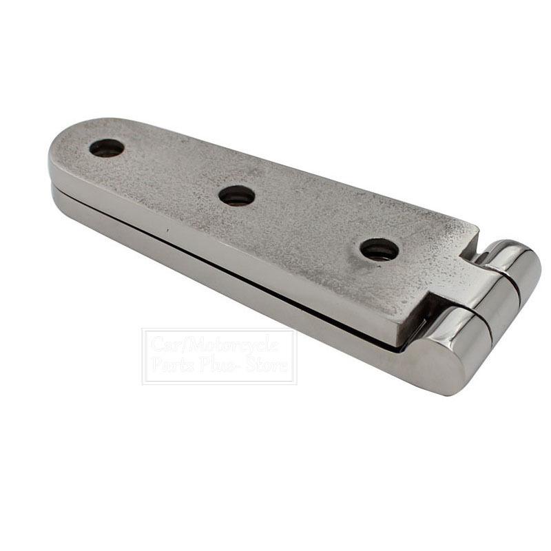 2pcs Stainless Steel 316 Strap Hinge With 6 Holes 28x160mm Mirror Polish Marine Boat Hardware Cast Door Strap Hinges