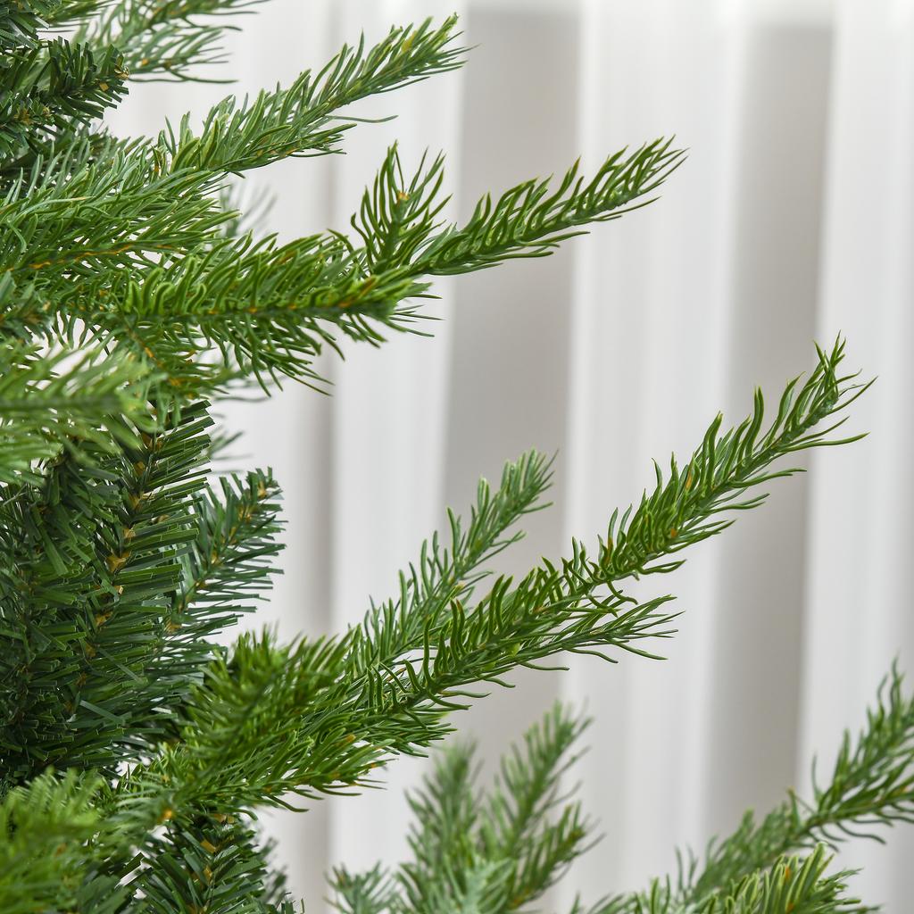 Christmas tree, artificial fir, realistic look, quick assembly, plastic, green, 136 x 136 x 180cm