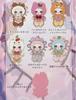 Liila Toys 4th Generation Sweets-Themed Cute Kitten  Authentic Sweets Chef Style x Fluffy Yomogimatsu Design & Large Ribbon  7 Types (Including 1