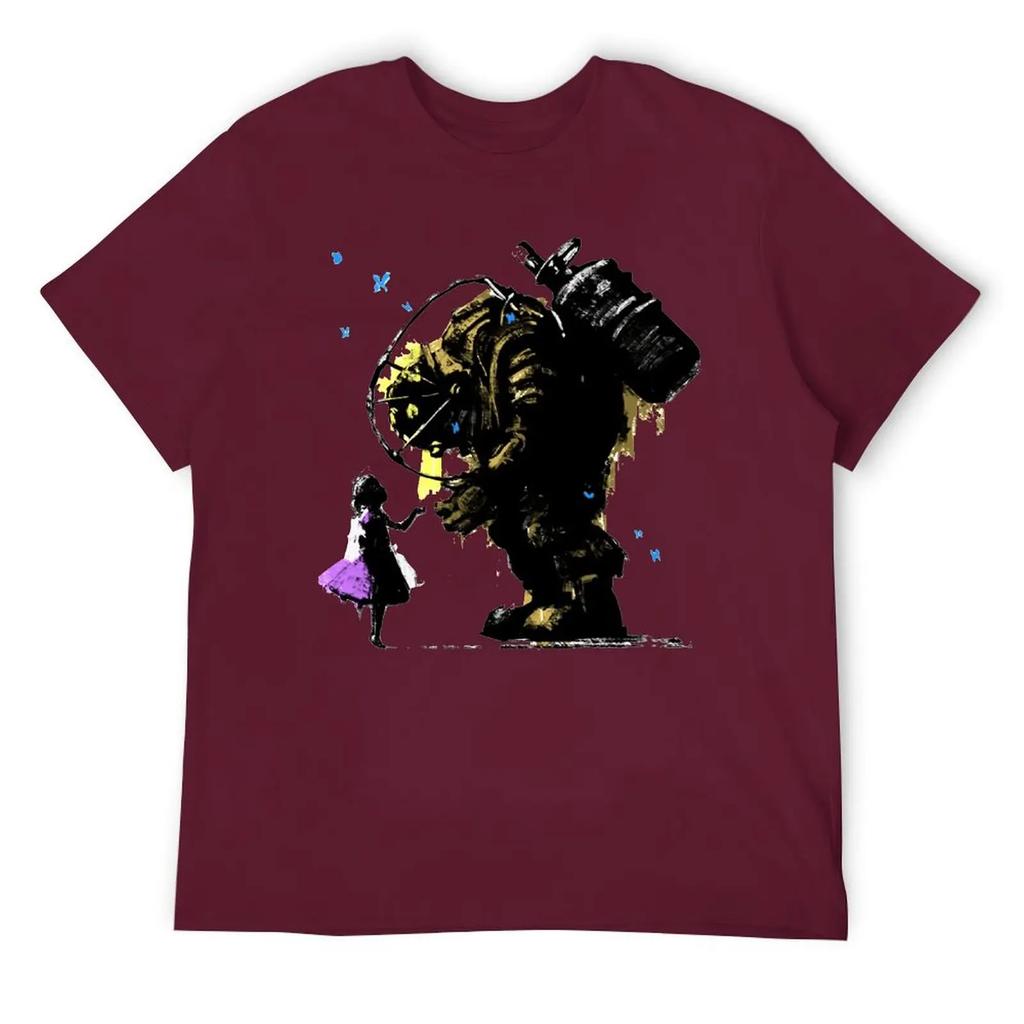Bioshock Ll Always Protect You Essentia T-shirt Round Neck Movement Funny Joke Top Tee Novelty Travel Eur Size