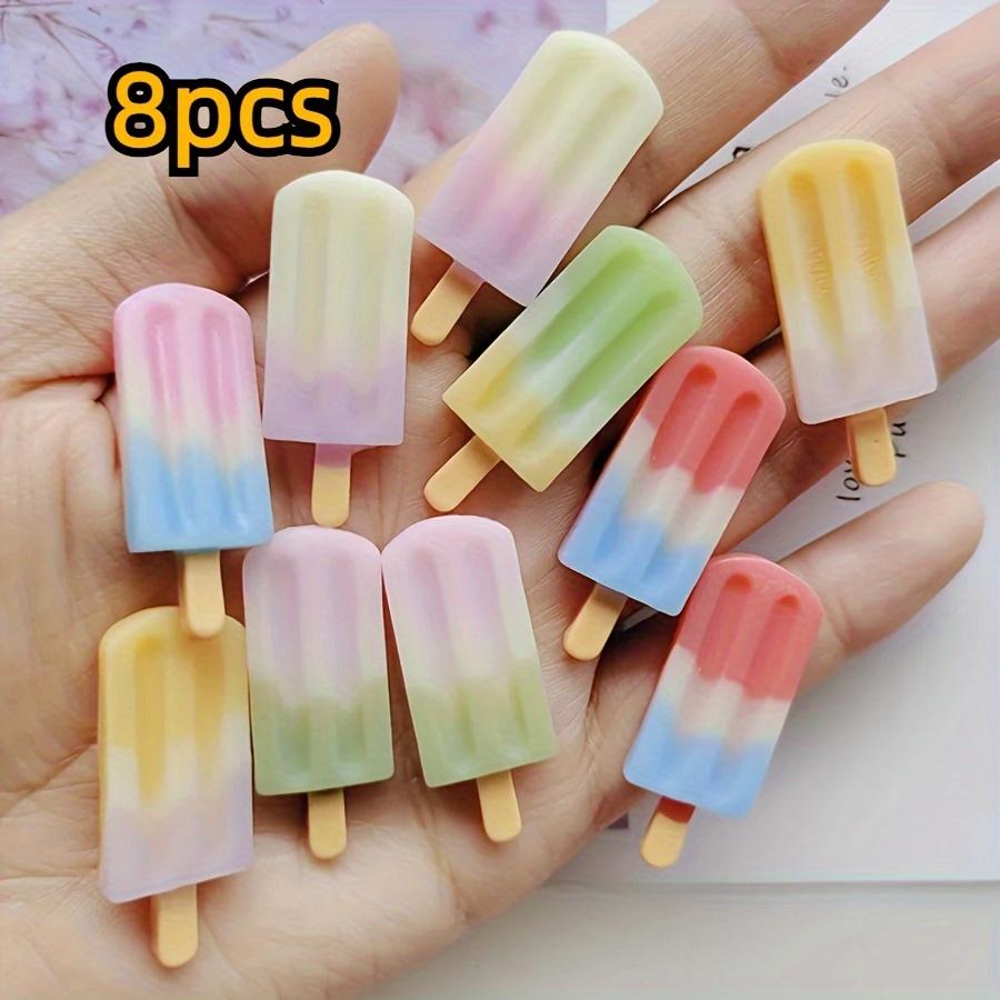 

Набор из 8 магнитов на холодильник с милым мультяшным мороженым - Kawaii Kitchen & Office Decor, прочные магниты для белой доски, идеальный домашний декор