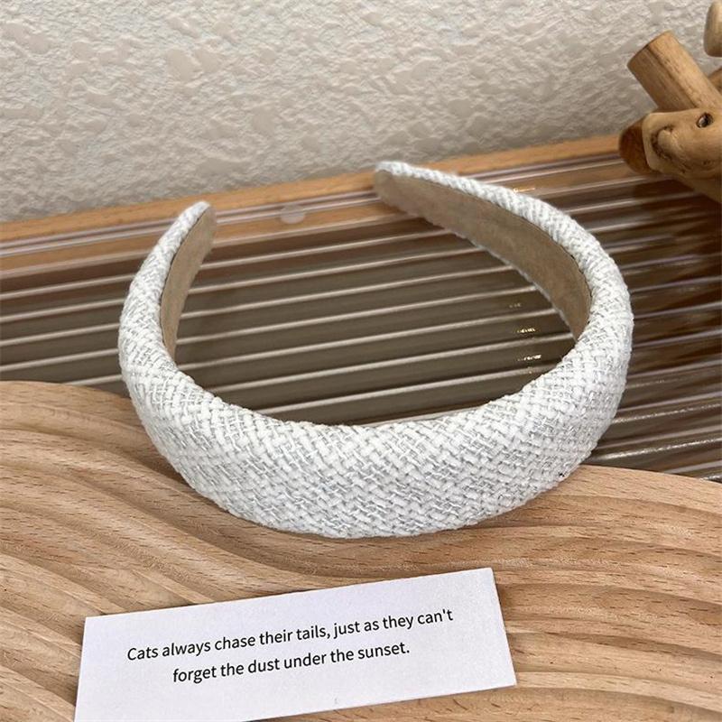 

Минималистичная женская повязка на голову однотонная шерстяная вязаная тканевая повязка для волос для женщин девушек шоппинг путешествия головной убор простая губка обруч для волос