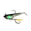 Soft PVC Fishing Lure Set with Lead Fish Tail Hook and Noise Plate Spinning Blade for Freshwater and Saltwater Fishing Tackle Accessories