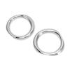 2PCS Car Front Fog Light Ring Cover Trim Chrome Plated Glossy Replacement for CHR 2016‑2018
