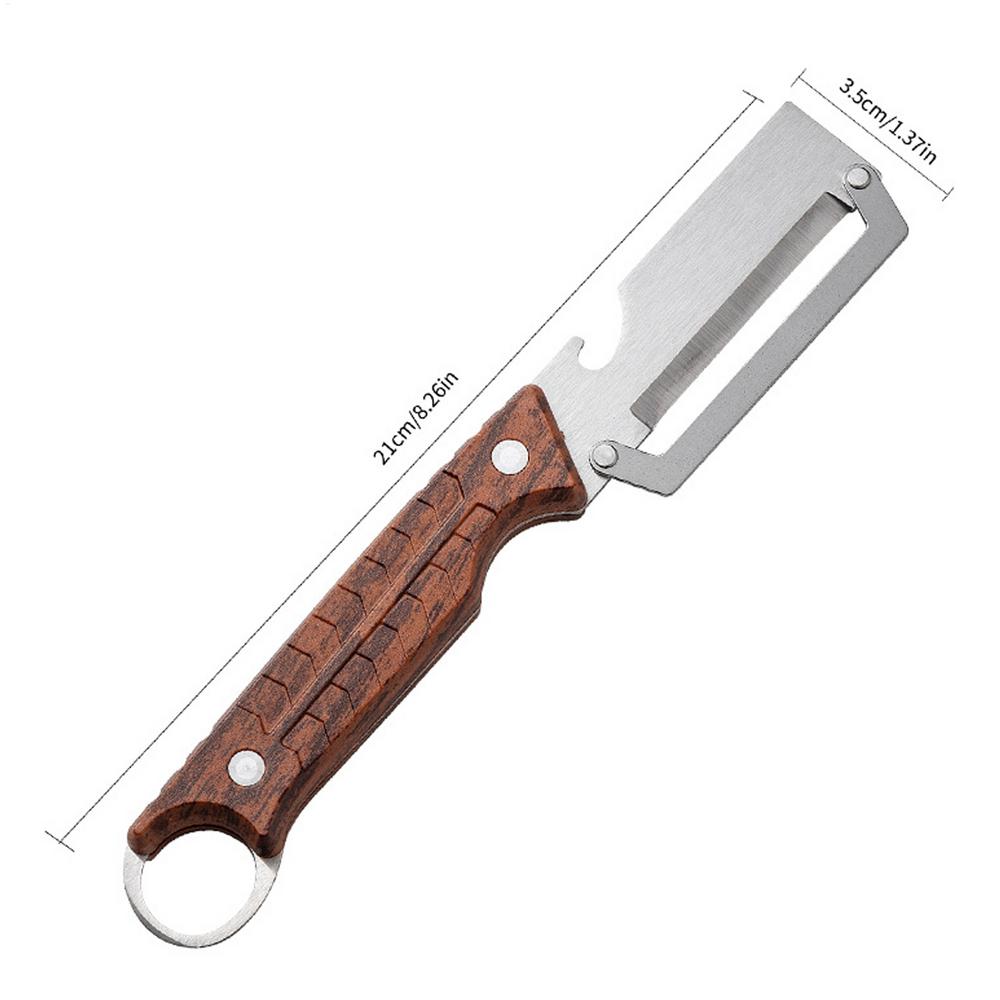 Carrot Peeler Stainless Steel Multifunctional Portable Hand Peeling Tool Carrot Potato Vegetables Kitchen Peeler for Salad Food