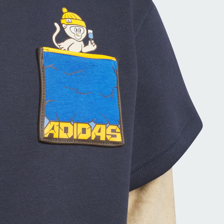 New Adidas Sweatshirt FW24 Legend Ink Children Aged 3 7 Years Old JJ4956