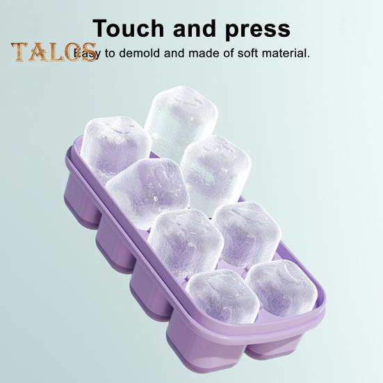 Silicone Ice Cube Mold BPA-Free Flexible Ice Tray Easy Release Stackable Ice Cube Maker for Cocktail Coffee Drinks