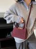 2025 Retro Frosted Women's Shoulder Handbag - High-End, Lightweight, Casual Commute Style