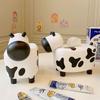 Plastic Cow Tissue & Toothpick Holder