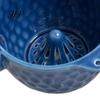 Food Prep Bowl Ceramic Berry Washing with Drain Holes, Self Spinning Fruit Strainer Vegetable Washer, Swirling Rinsing Colander for Strawberries