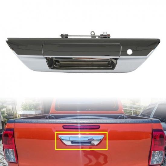 Chrome Car Tailgate Door Handle With Key Hole For Toyota Hilux Revo 2015-2018