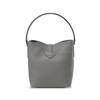 Longchamp Le Roseau Essential 17 Bamboo Buckle Leather Bucket Bag Mini Women bags Gray 10159968112