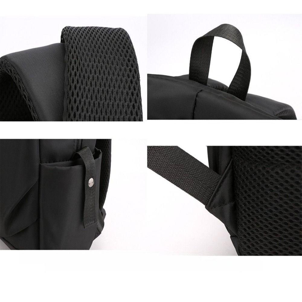 Waterproof Laptop Rucksack with USB Port Student Schoolbag Fashion Men Travel Backpack  Teens