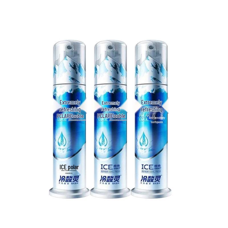 Lengsuanling Polar Cool Double Action Anti-Sensitive Pump Toothpaste