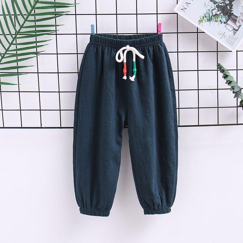 Children's Mosquito Repellent Pants Boys' Summer Thin Cotton Pants Baby's Outer Lantern Pants Girls' Leg Binding Pants