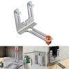 Portable Stainless Steel Level Bracket LBracket with 360 Degree Adjustable Pivot Mount for Home and Professional Use