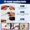 268Pcs Wet Dry Sanding Discs Efficient Cutting Hook and Loop Sandpaper Fine Grinding Effect Sanding Disc Pad for Polishing Tool