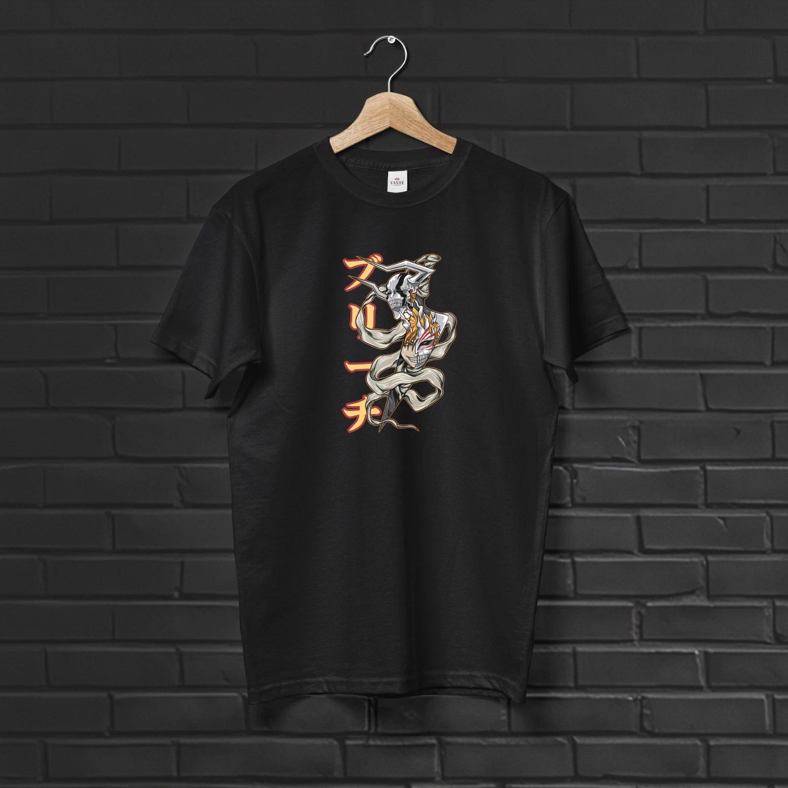 Ichigo Kurosaki Vasto Lorde T-Shirt Graphic Tee Mens Unisex Cotton Streetwear L
