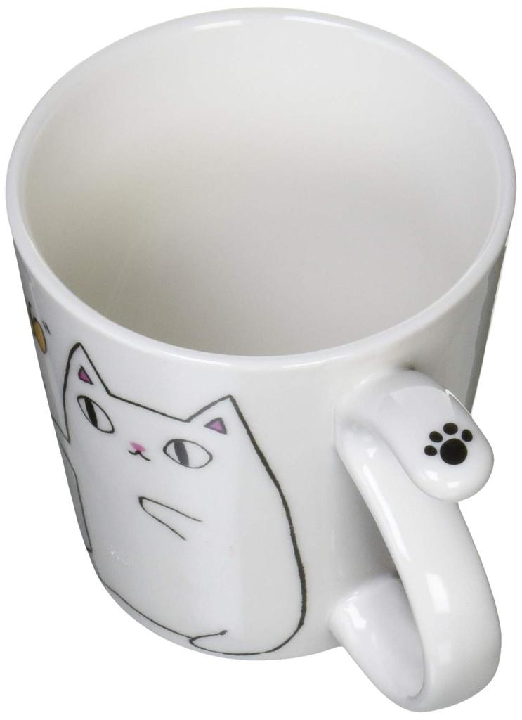 Cat 3 Brothers Tail Mug Shiro 13010