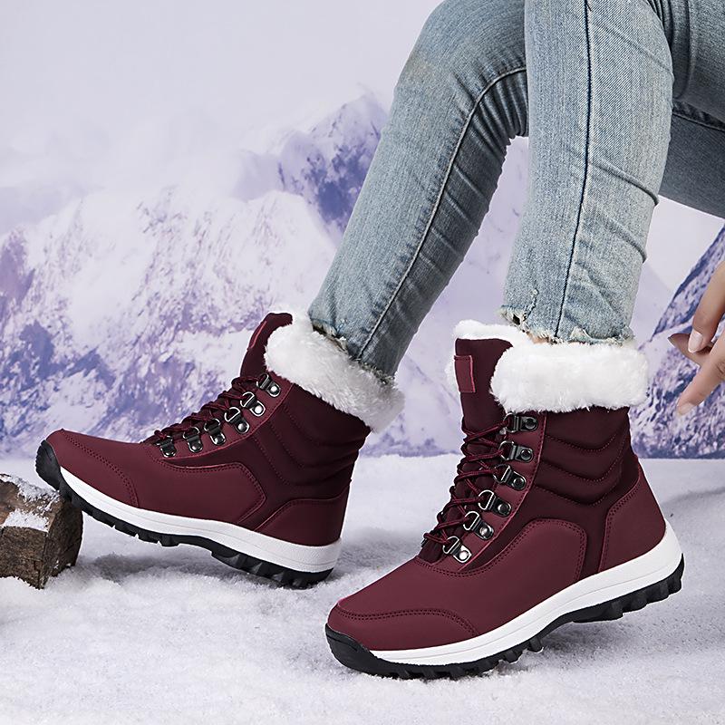 Unisex Thick Plush Winter Snow Boots