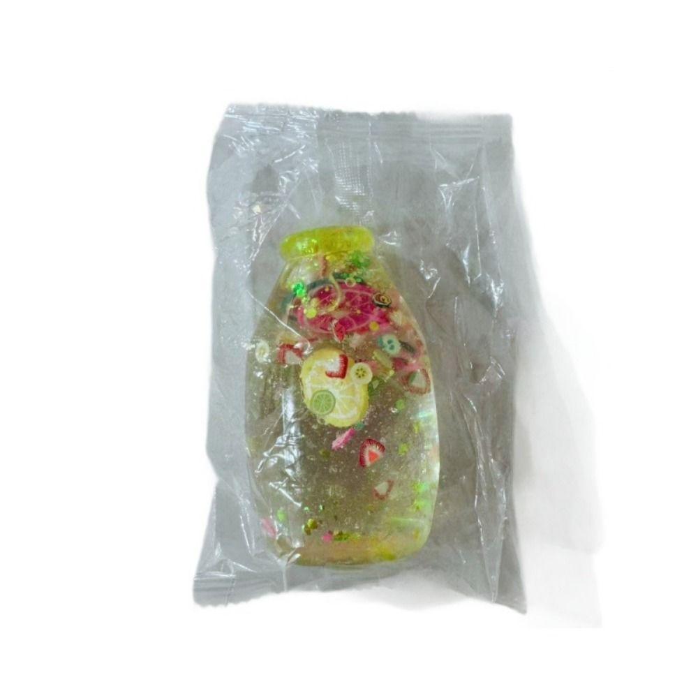 Multicolor Drifting Bottle Squeeze Toys Colorful Sequins Stress Ball Toy Pinch Le for Adults