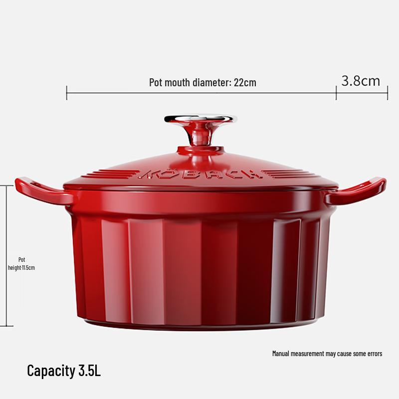 Kangbakh Cast Iron Enamel Stew Pot