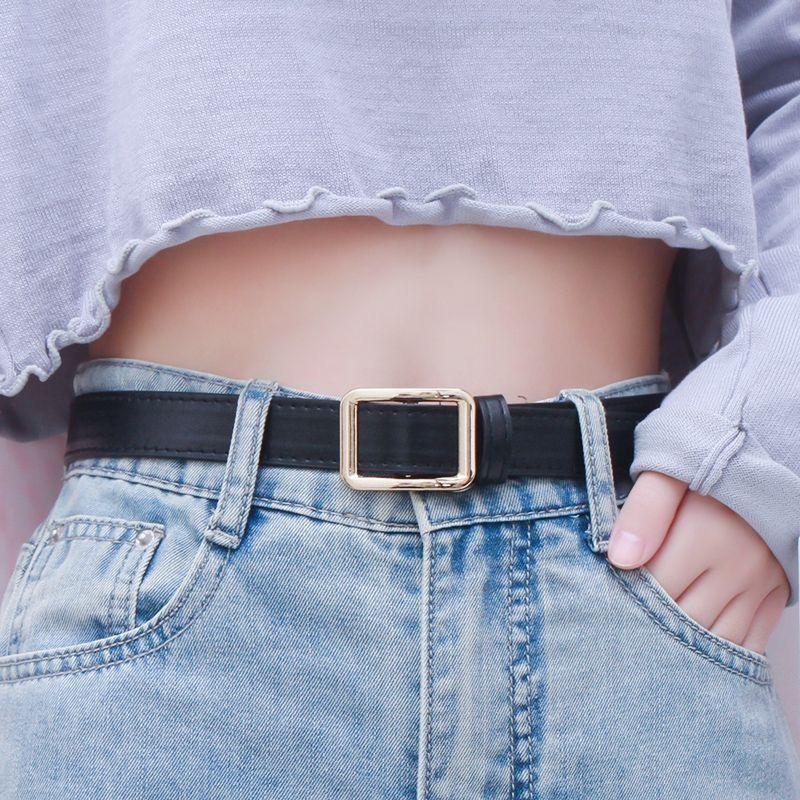Elegant Black Womens Belt Timeless Simple Style Perfect For Everyday Fashion Needs