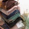 Winter Plaid Scarf Women Men - Soft Faux Cashmere Wrap Shawl With Tassels Long 65x200cm Warm Fashion Accessory