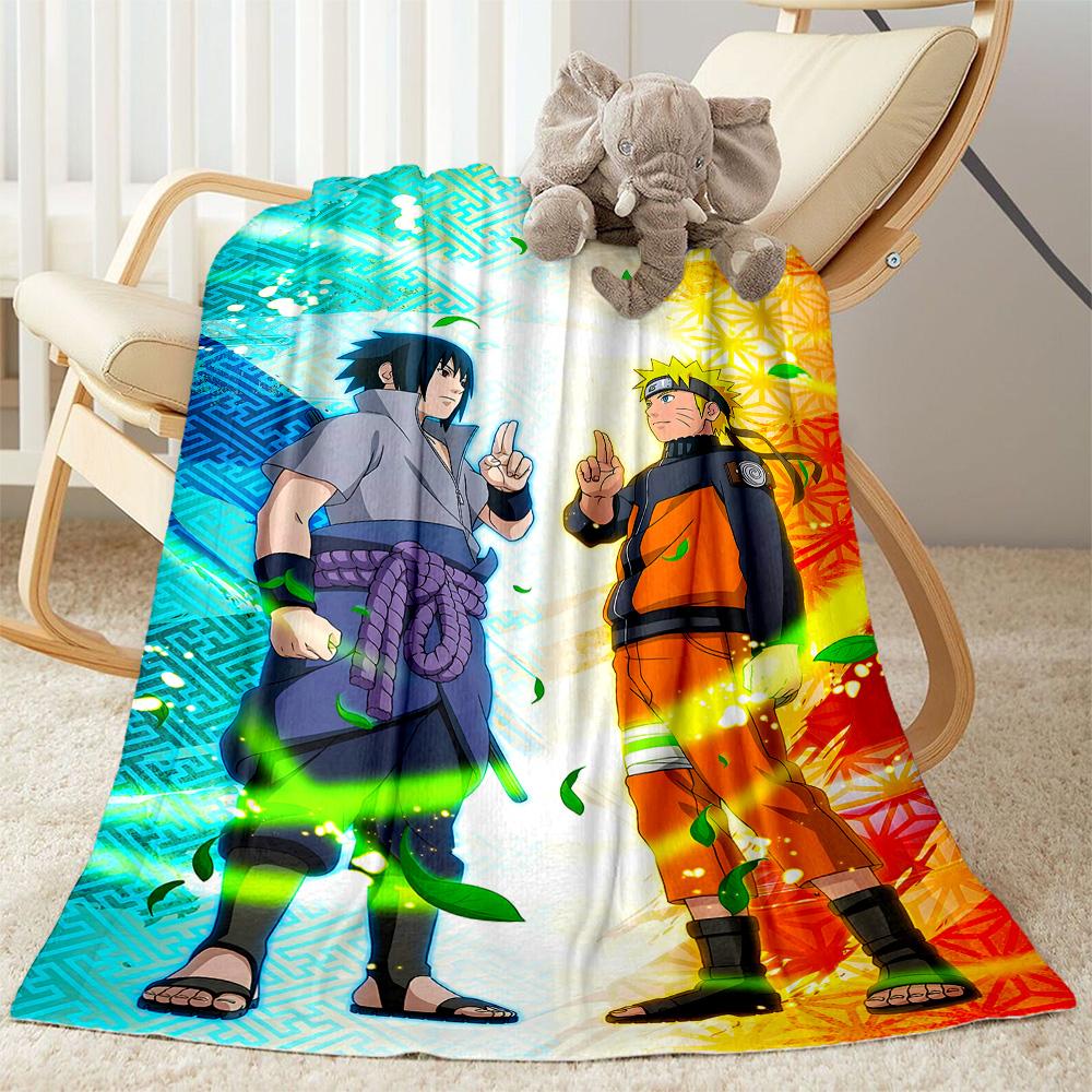 Naruto: Team Adventure Blanket Soft Warm Cozy Perfect for Picnics Bed Couch Four Seasons Universal Playful Design
