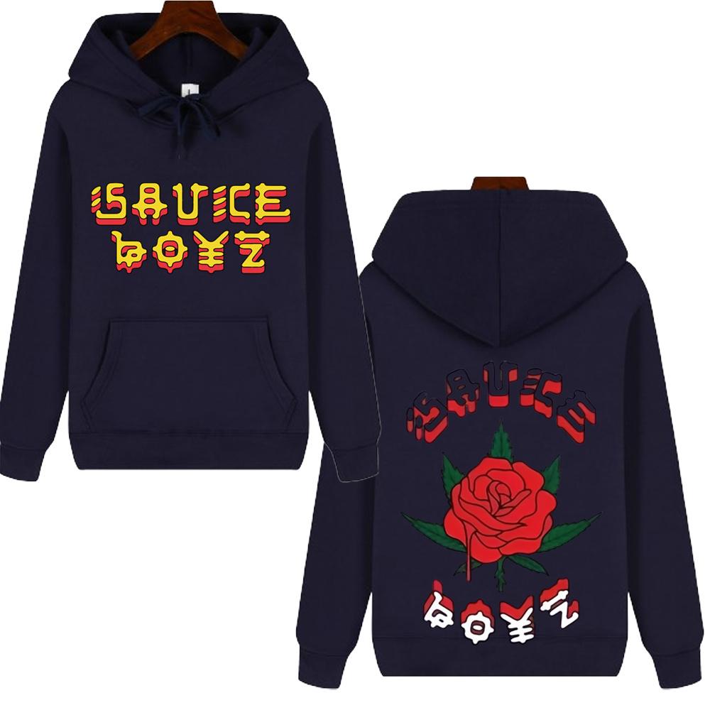 Men Spring And Autumn Long Sleeve Hoodie Fashion Trend Pattern Printed Pullovers Fleece Warm Couple Hoodie Streetwear