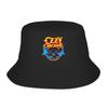 Unisex Ozzy Osbourne Bat Bucket Hat  Foldable Fisherman Hats Summer Retro Hunting Caps Outdoor Pattern Sun Hat