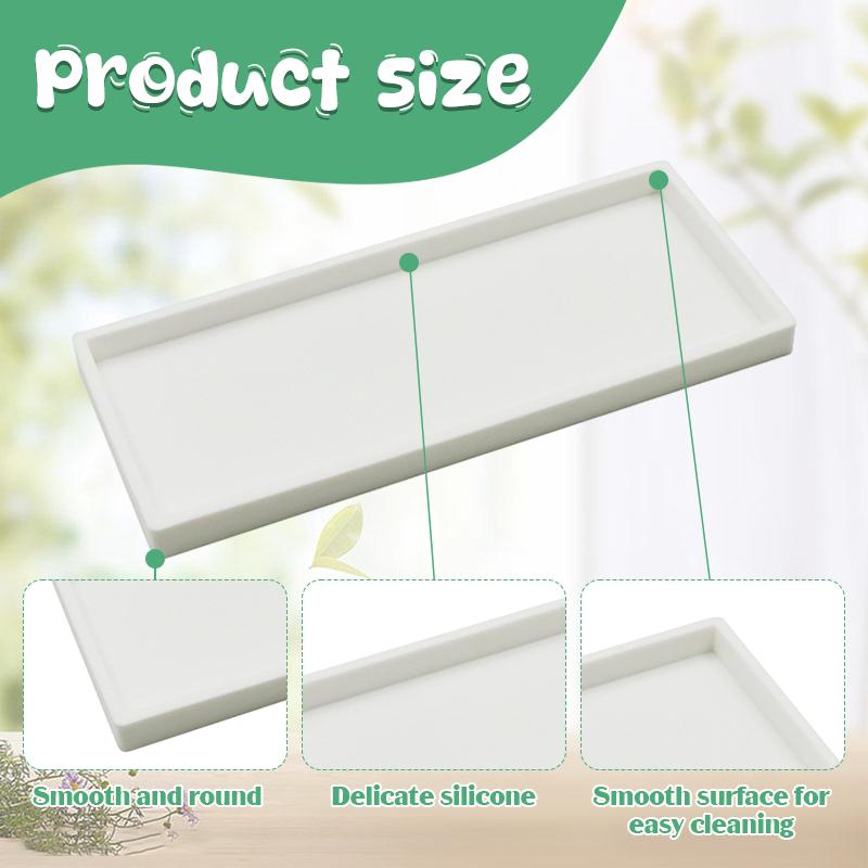 Bathroom Vanity Trays Silicone Kitchen Sink Countertop Dish Soap Sponge Storage Tray Toilet Tank Oval Storage Tray Home Decor