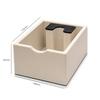 JUSTINLAU ABS Espresso Knock Box Coffee Grounds Container Removable Knocking Slag Bucket Anti Slip Base Barista Accessories