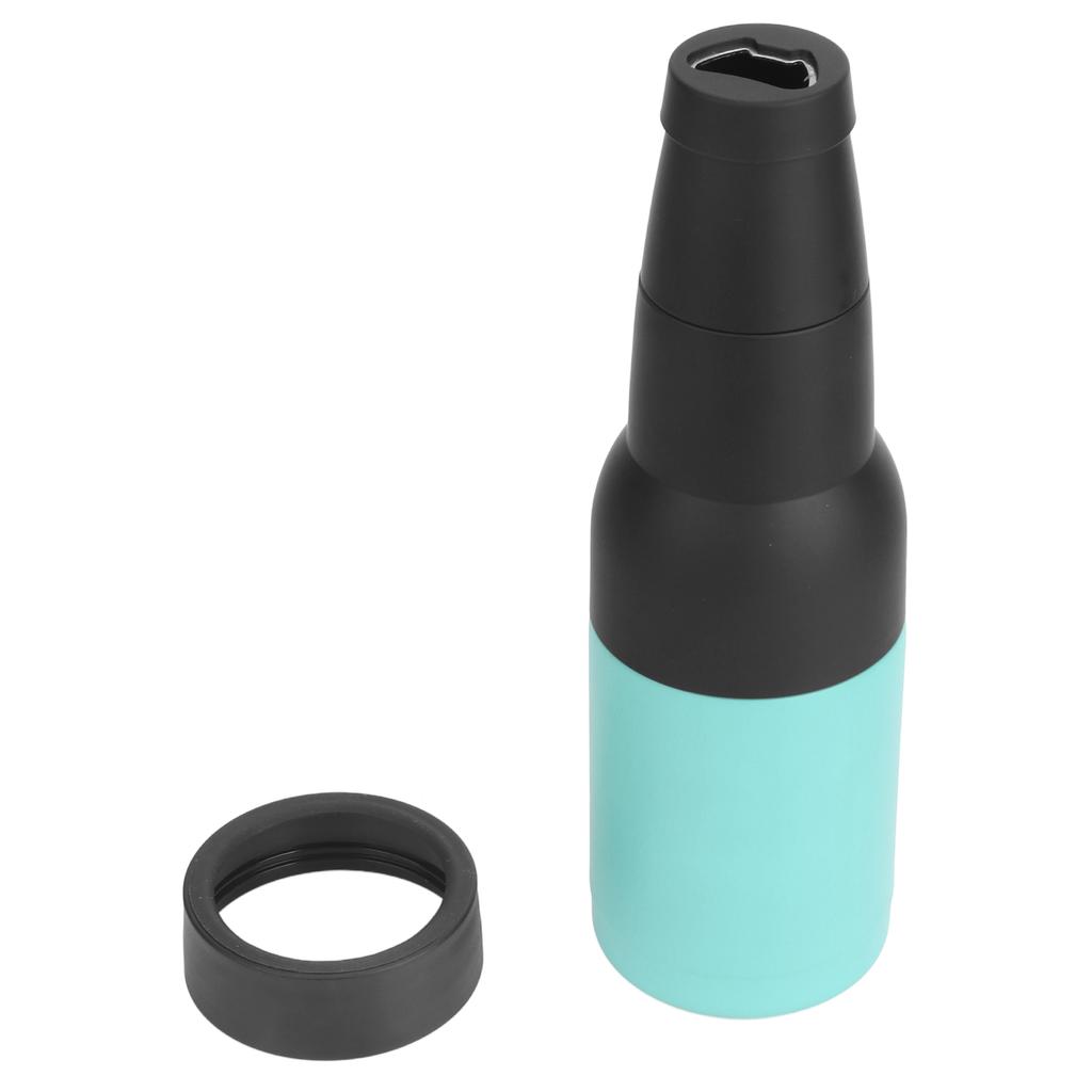 Beer Bottle Insulators Vacuum Double Stainless Steel Beer Bottle Cooler with Nonslip Bottom Bottle