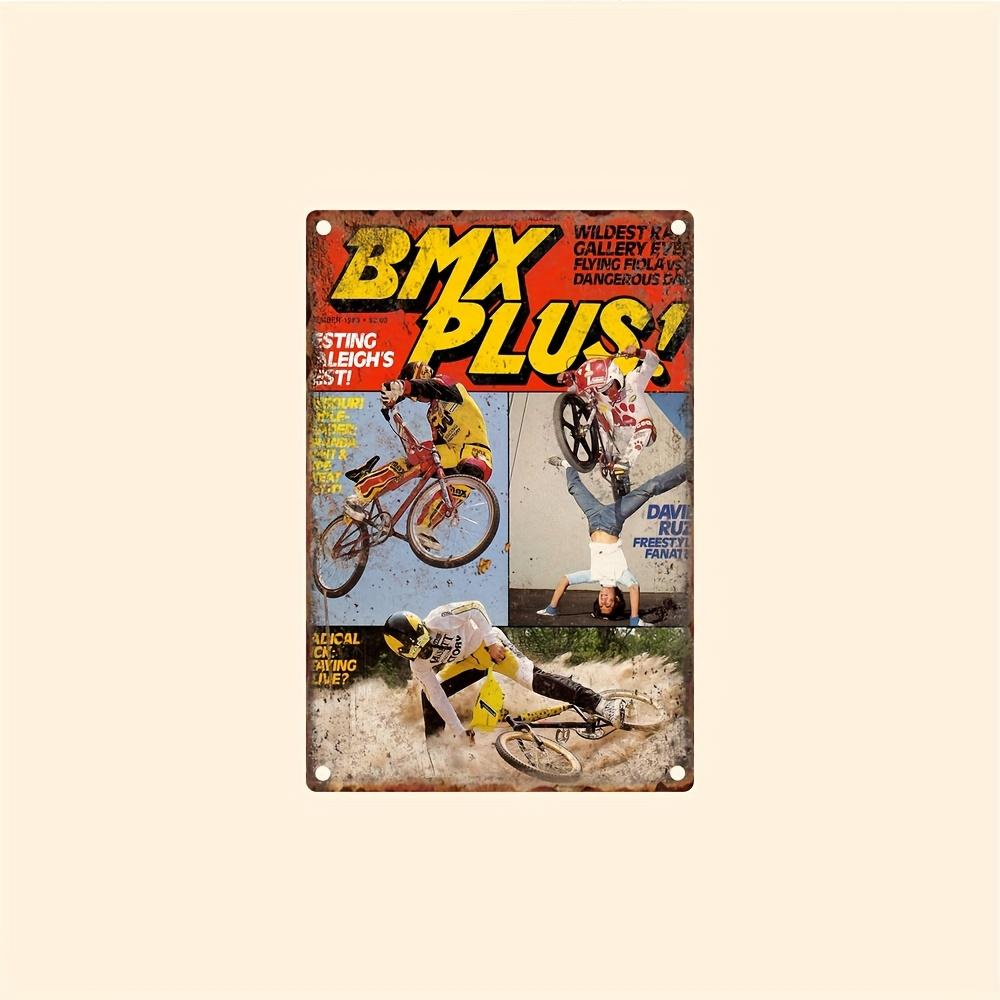 

BMX Plus Винтажная металлическая жестяная табличка Ретро Настенное искусство Экстремальный Велосипедный Постер Железный Подвесной Декор для Дома Кафе Спальни Водонепро aluminum 20x30cm