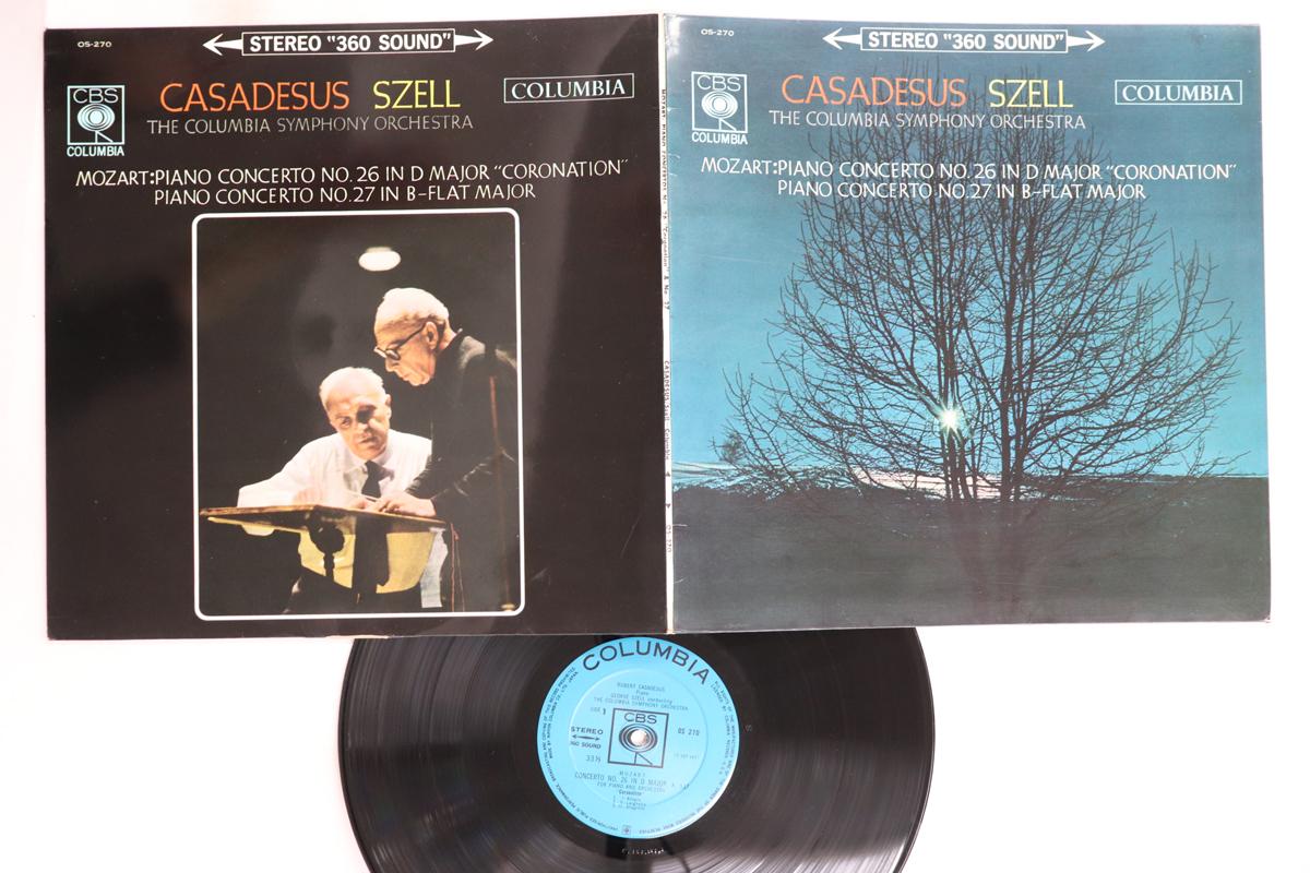 

LP Пластинка РОБЕРТ КАЗАДЕСЮС, ДЖОРДЖ СЕЛЛ, COL - Моцарт Концерт для фортепиано с оркестром № 26 ре мажор OZ270 CBS COLUMBIA 1963 Япония Классика Б/У
