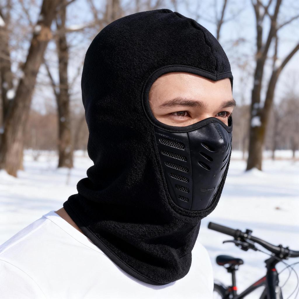Winter Face Cover Warm Breathable Cold Weather Protector Scarf Men Women Face Cover Neck Gaiter For Fishing Cycling