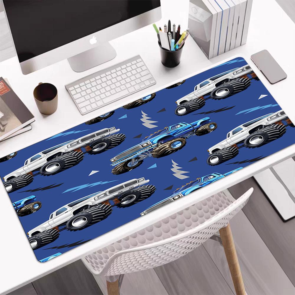 Tappetino Mouse Tema Camion, Base in Gomma Antiscivolo, Multifunzionale per Ufficio e Casa, Perfetto per la Personalizzazione dello Spazio di Lavoro.